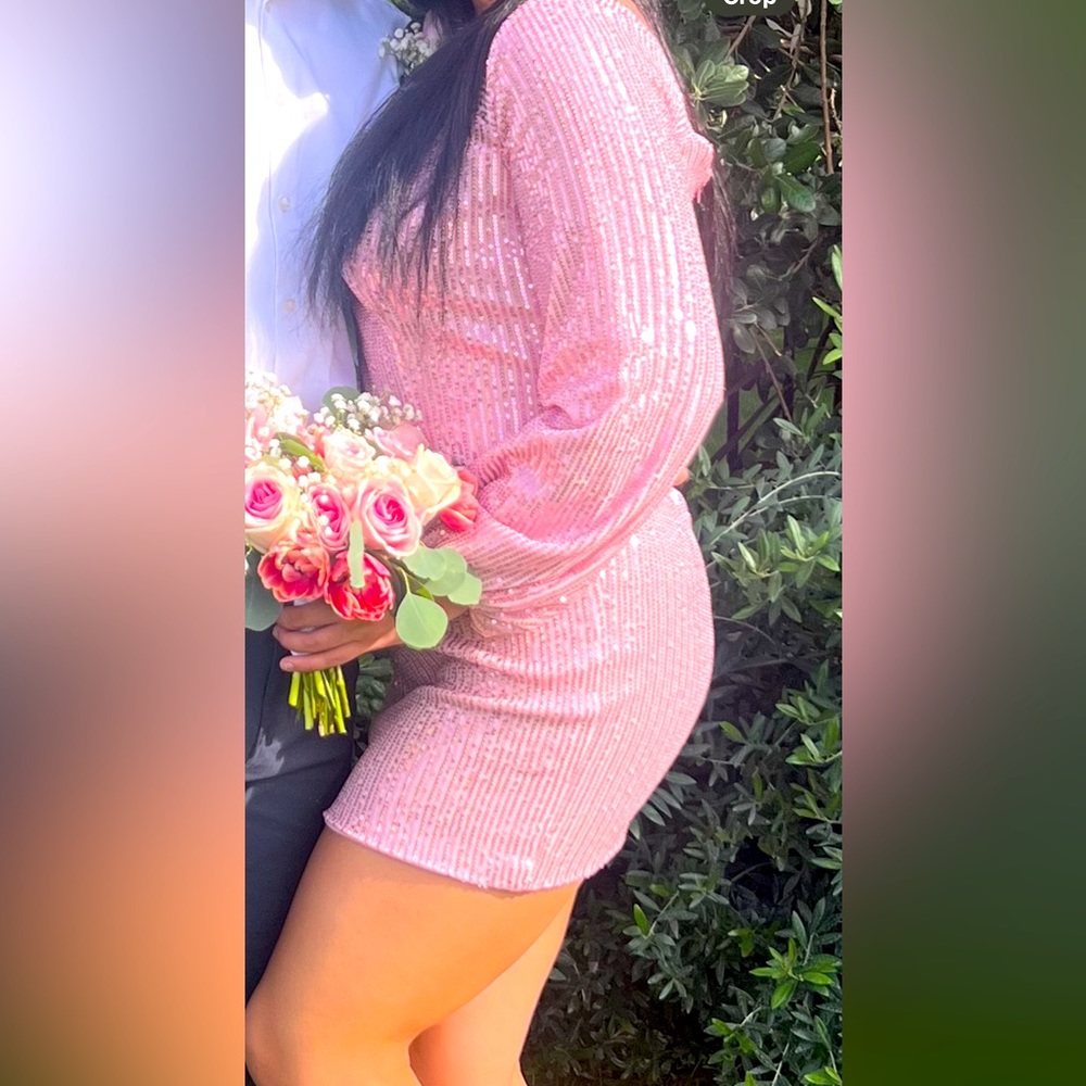Pretty in pink mini dress